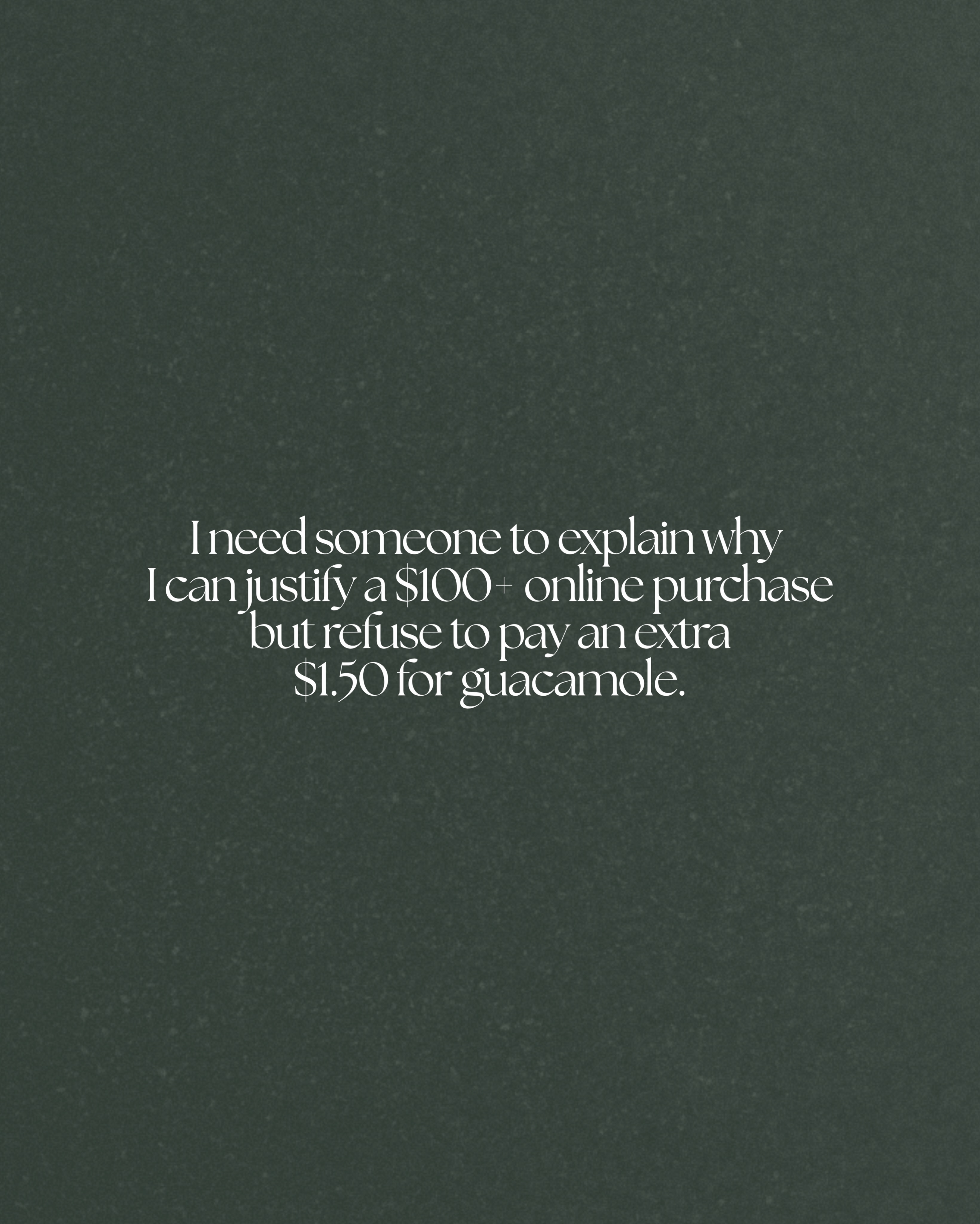 My financial decisions are so inconsistent 😏
