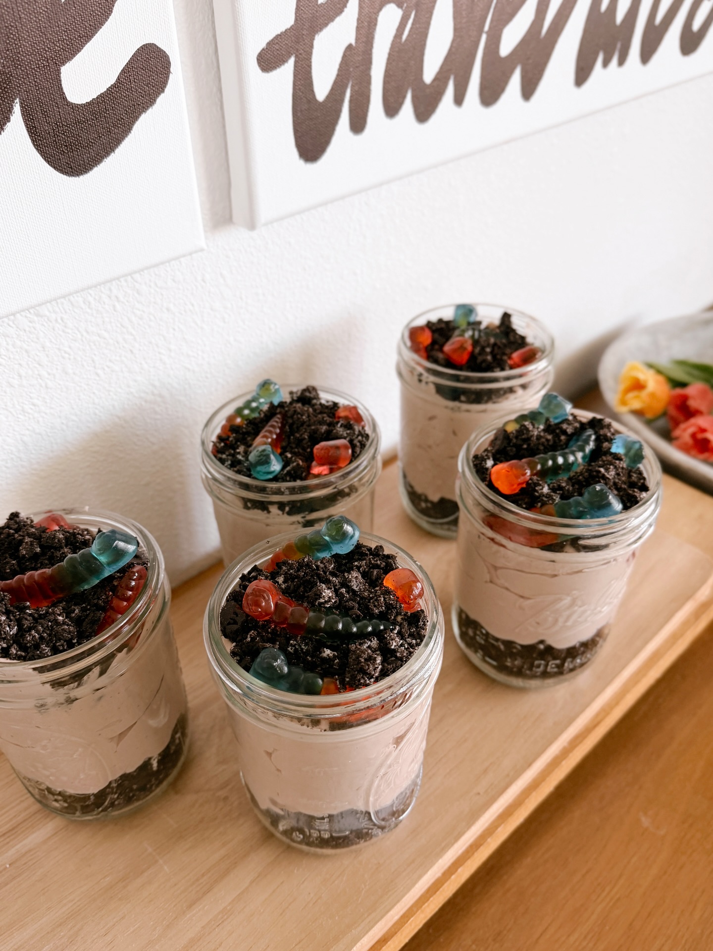 I forgot that it was Earth Day this week and the kids quickly reminded me that I never made my yearly dirt cups. Proof that even as they get older, it’s still the little traditions they hold onto the most. 😊