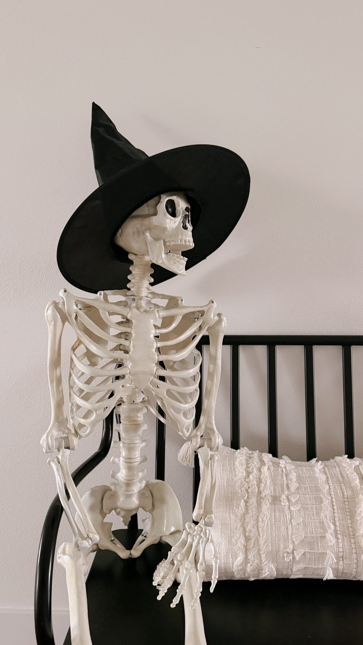 Too tired to decorate for Halloween but watch me wake up November 1st with a sudden burst of energy to decorate for Christmas.😂🌲
Ps. This 5’ skeleton is only $24.97. 

Comment SKELETON for the link.